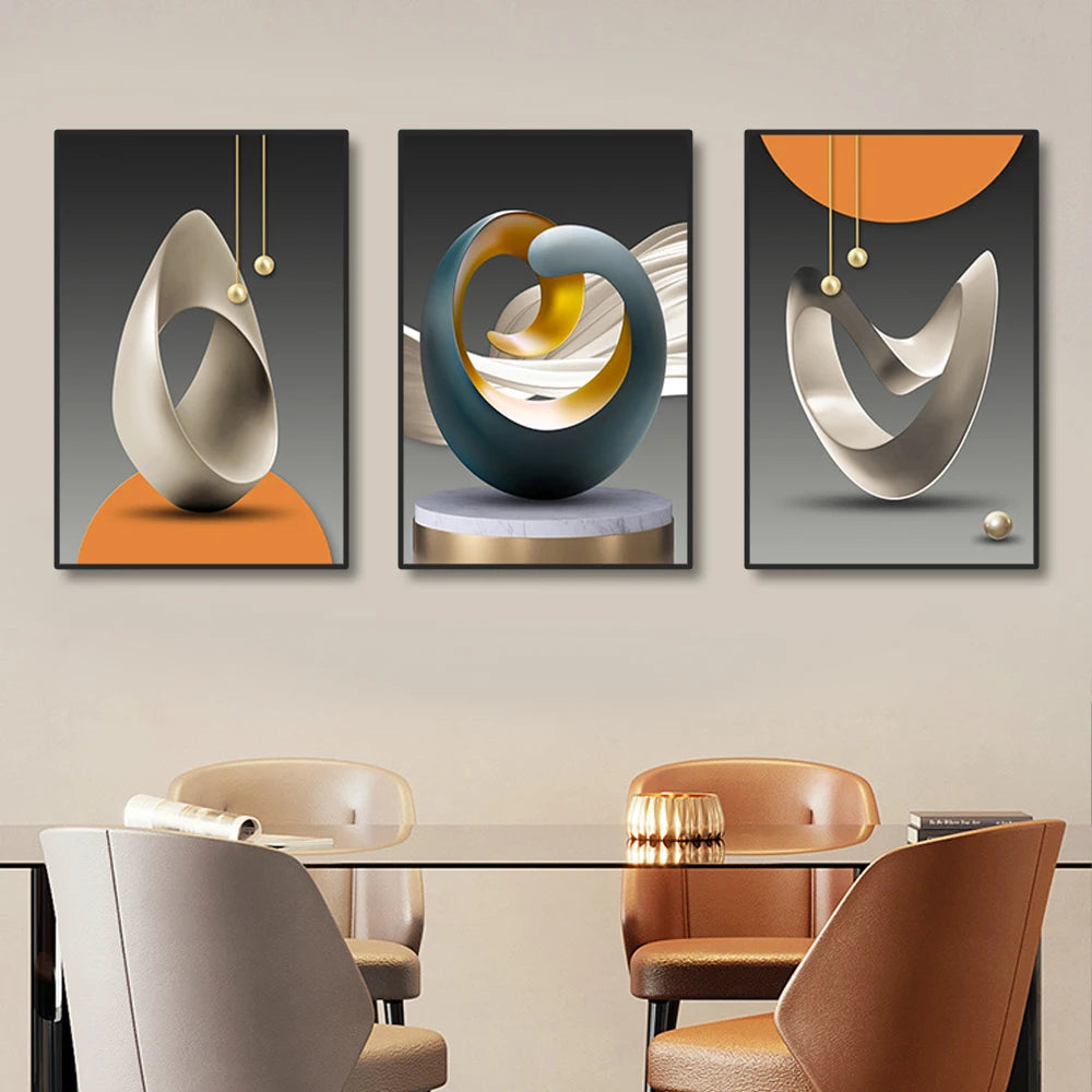 3pcs Modern Art Canvas