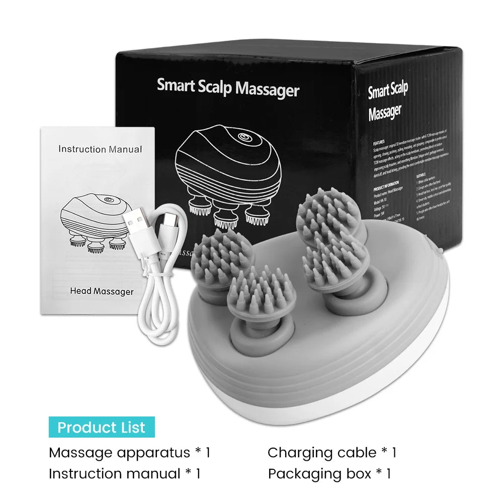 Wireless Electric Head Massager