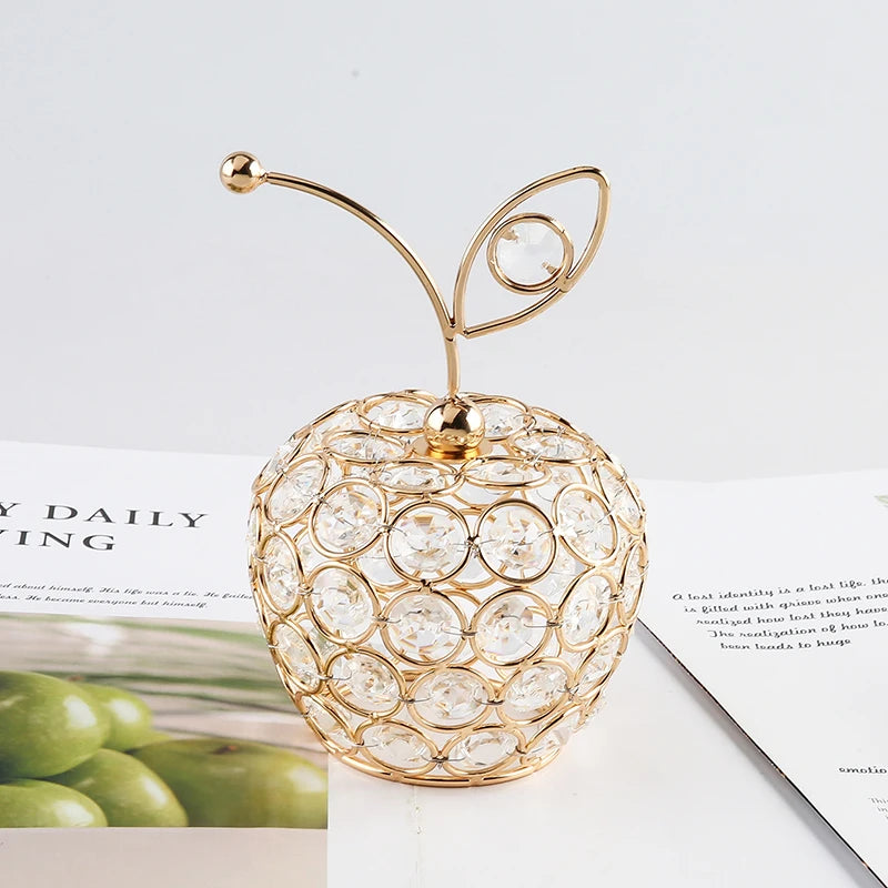 Creative Crystal Apple Ornament