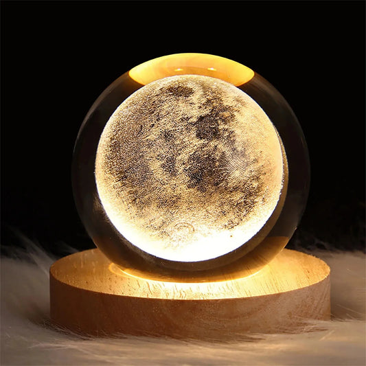 Glowing Crystal Ball Lamp