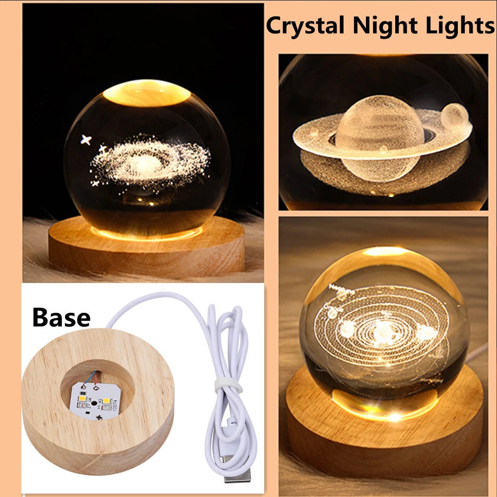 Glowing Crystal Ball Lamp