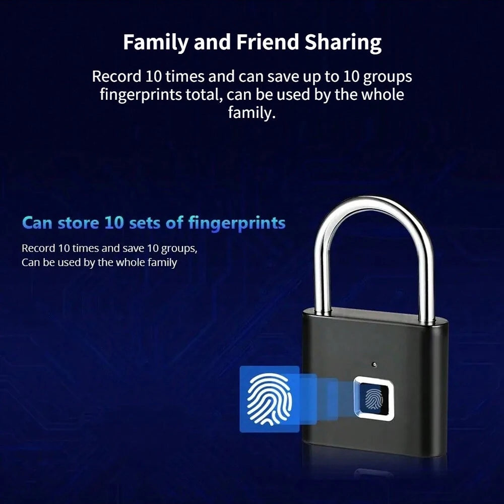 Smart Fingerprint Padlock