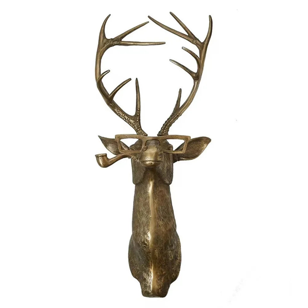 Deer Head Statue