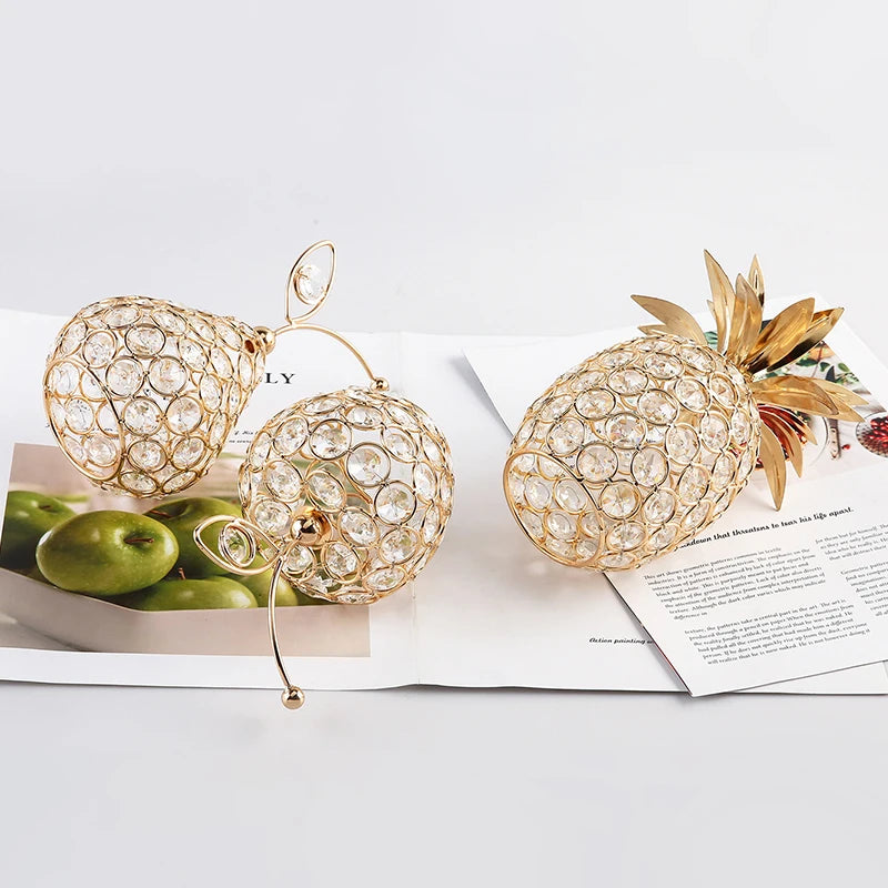 Creative Crystal Apple Ornament