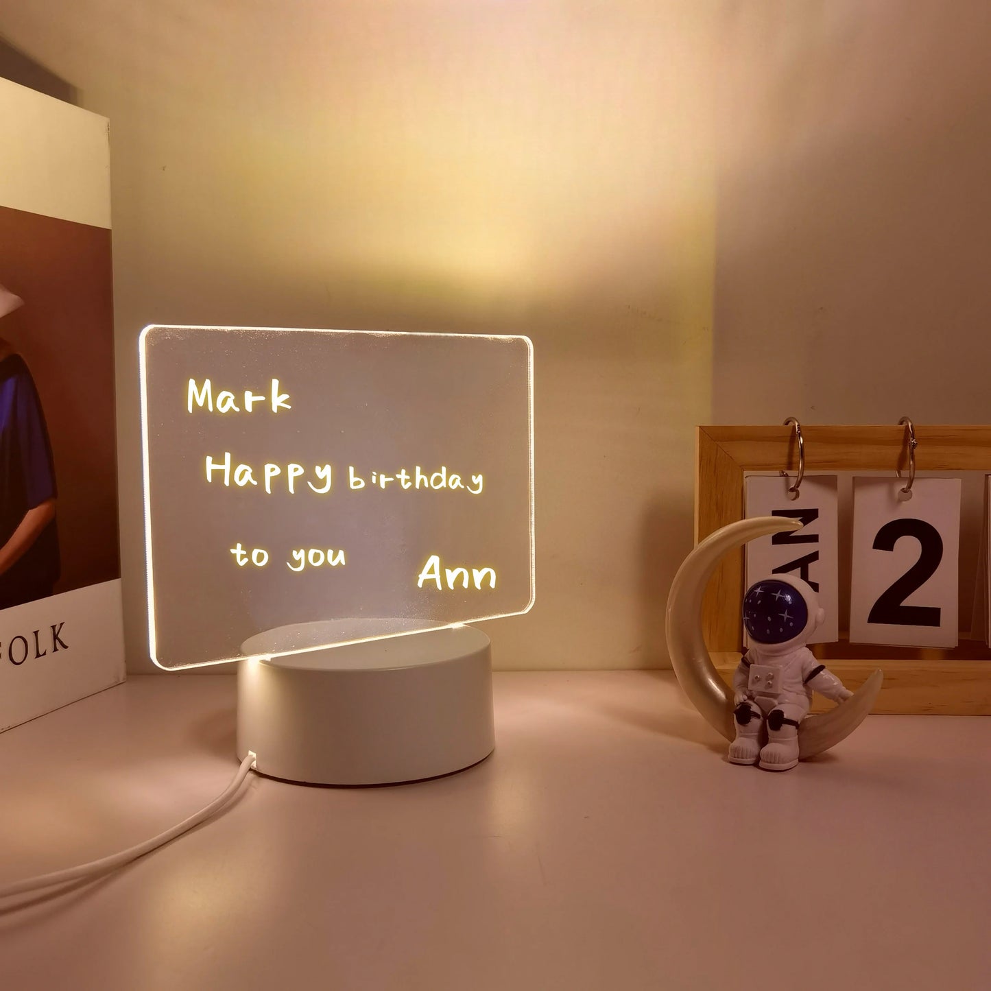 LED Writable Message Board