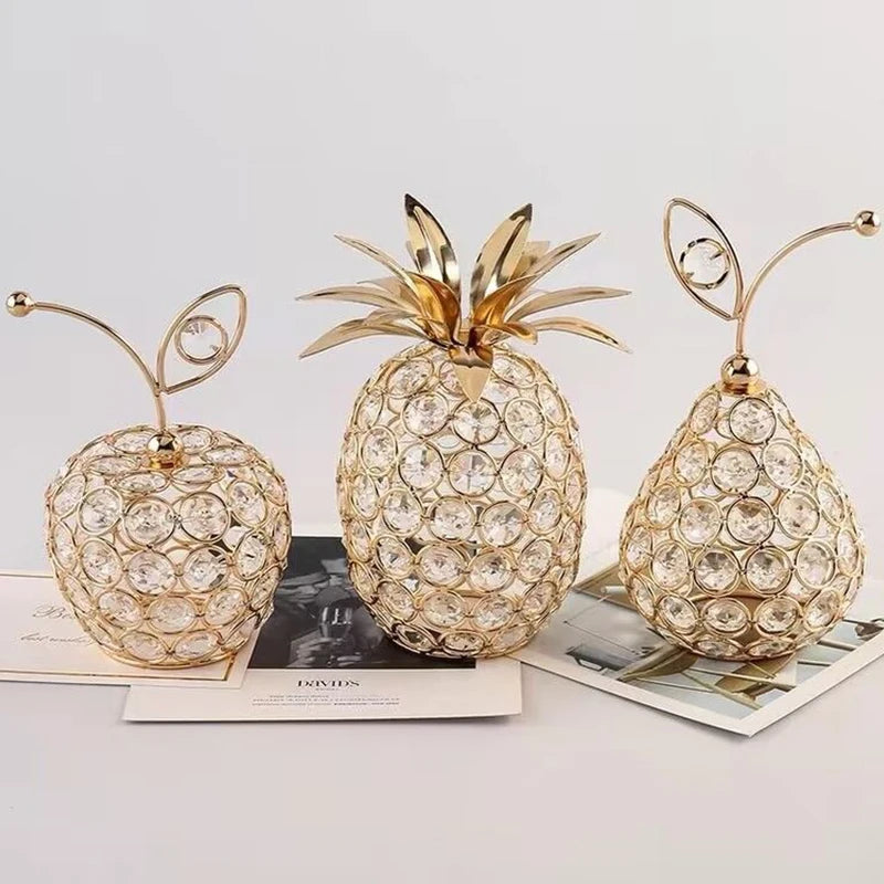 Creative Crystal Apple Ornament