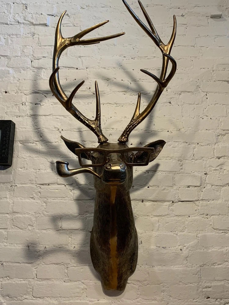 Deer Head Statue