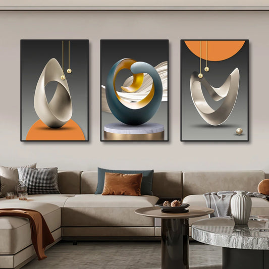 3pcs Modern Art Canvas